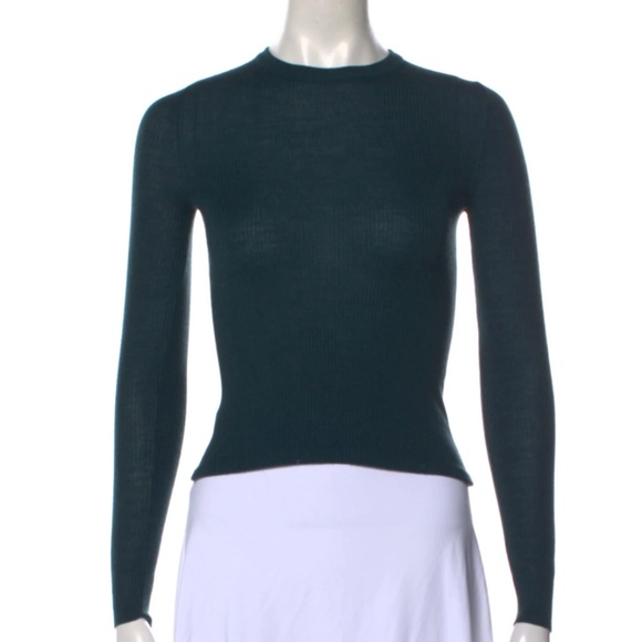 Saint Laurent Green Sweater